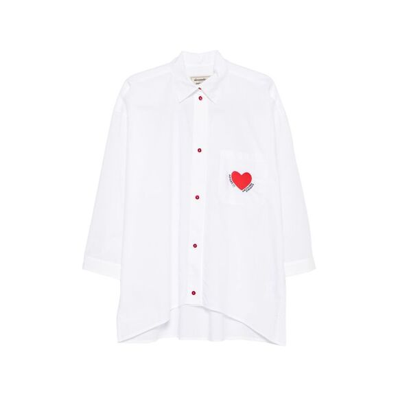Alessandro Enriquez Women Heart Cotton Shirt